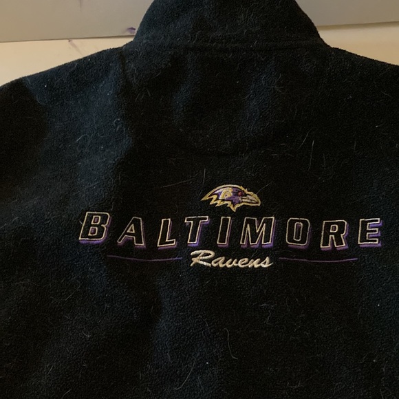 Baltimore Ravens half zip fleece. NFL brand, size large - Picture 2 of 2